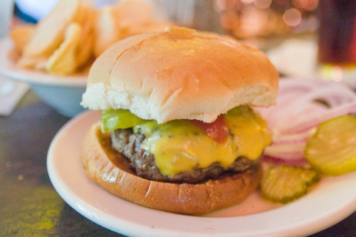Photo of American hamburger