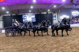 The Jackson Fork Ranch Wins the 2023 World Championship Six Horse Hitch ...